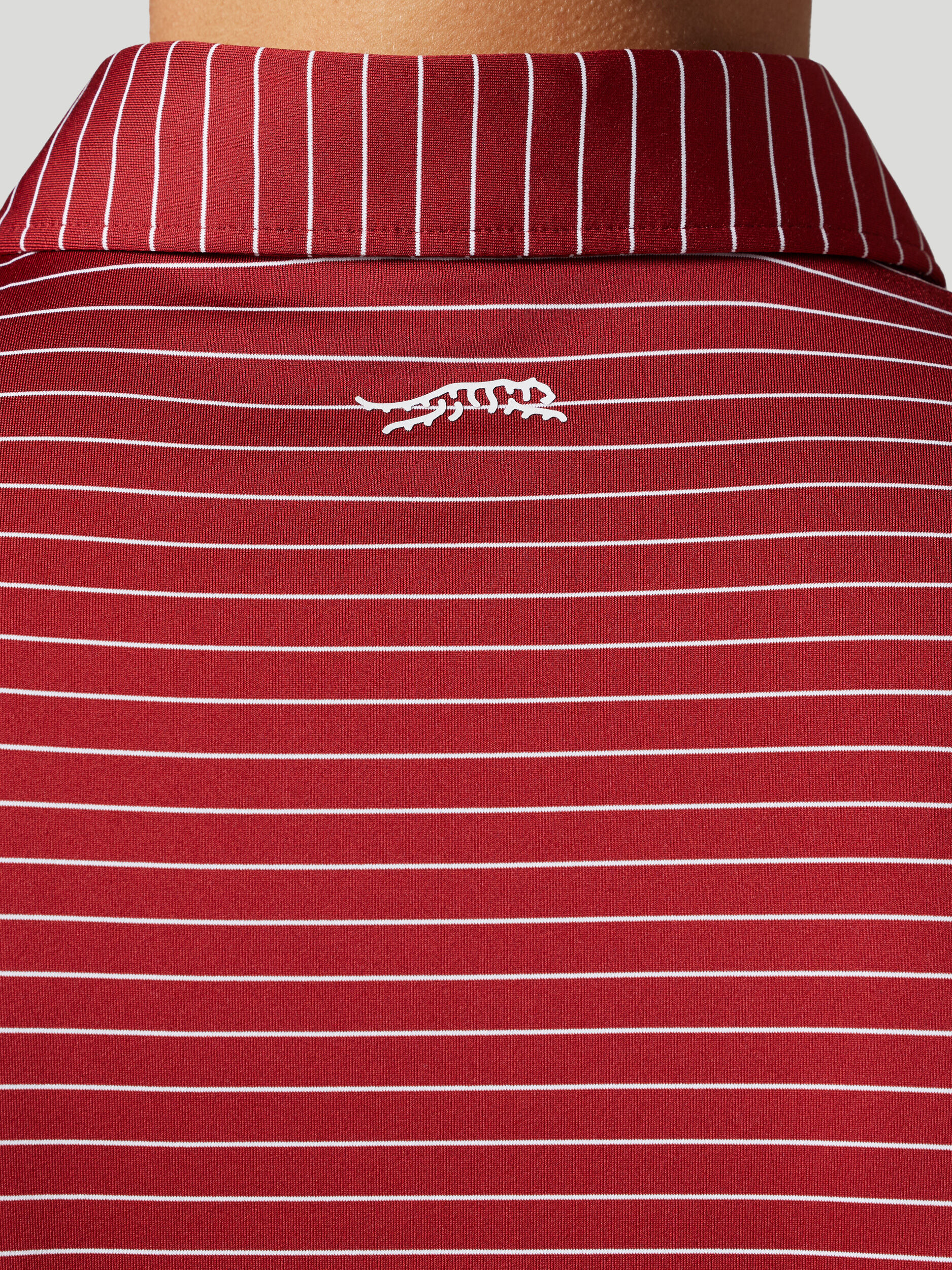 Stripe Polo II | Sun Day Red