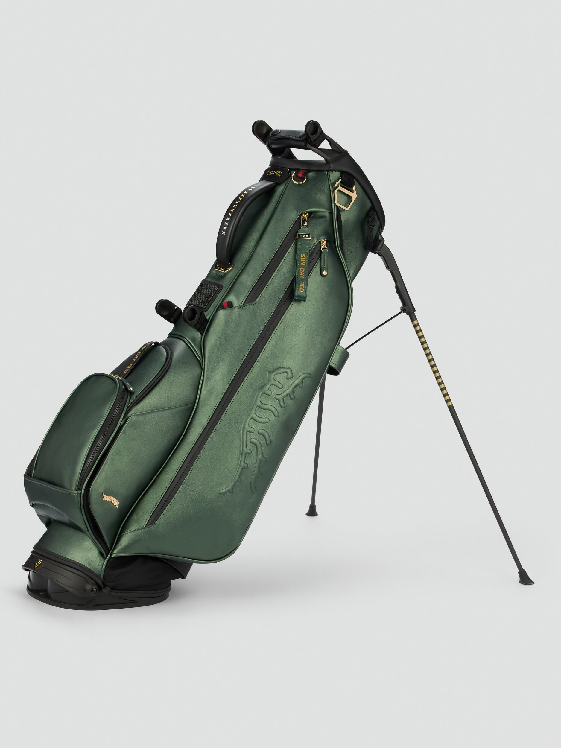 The Legend 4 Way Luxe Stand Bag | Sun Day Red