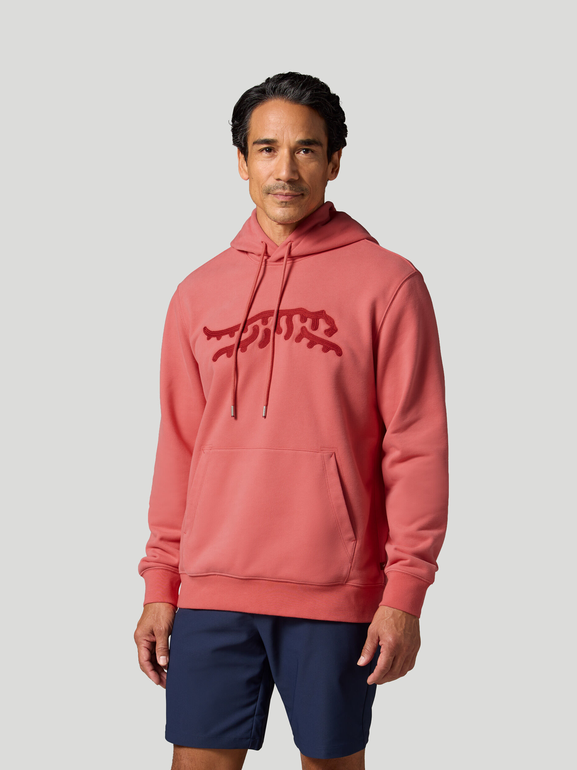 Icon Chain Stitch Hoodie | Sun Day Red