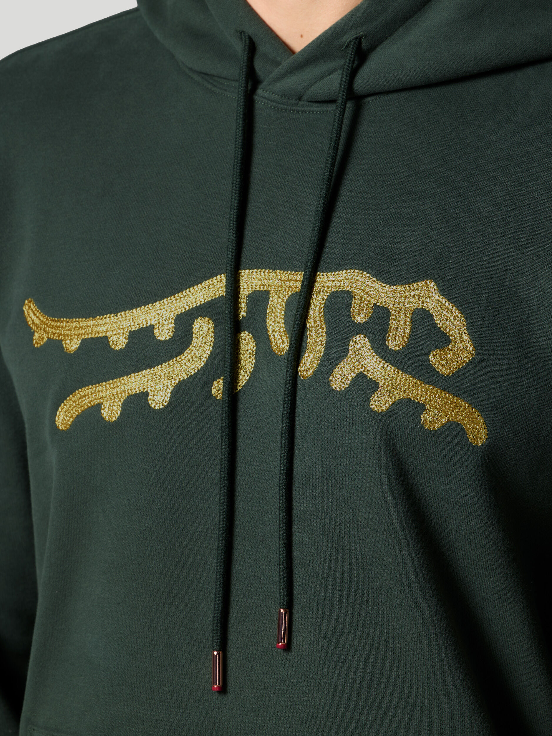 Icon Chain Stitch Hoodie | Sun Day Red