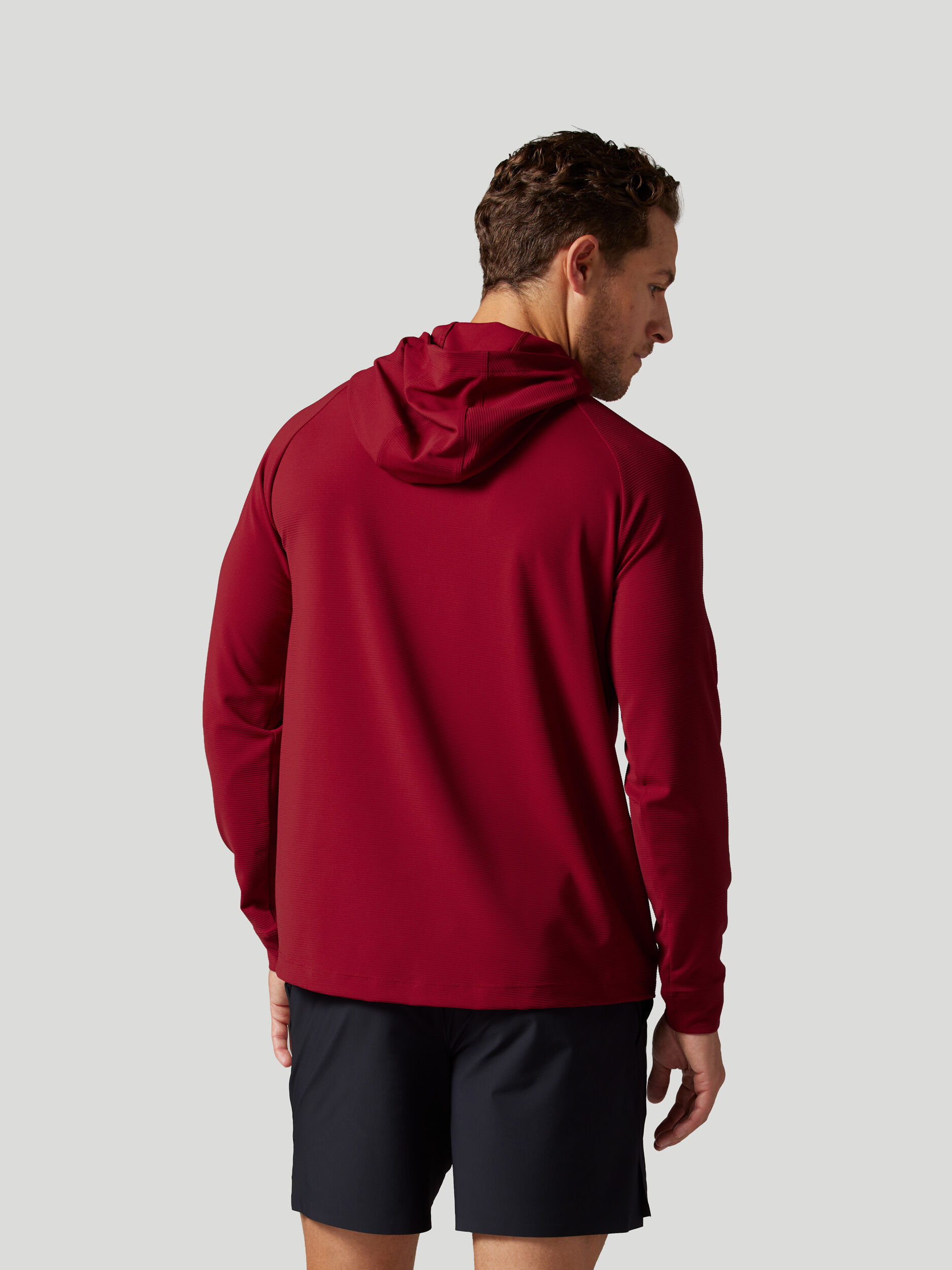 Training Corded Hoodie | Sun Day Red