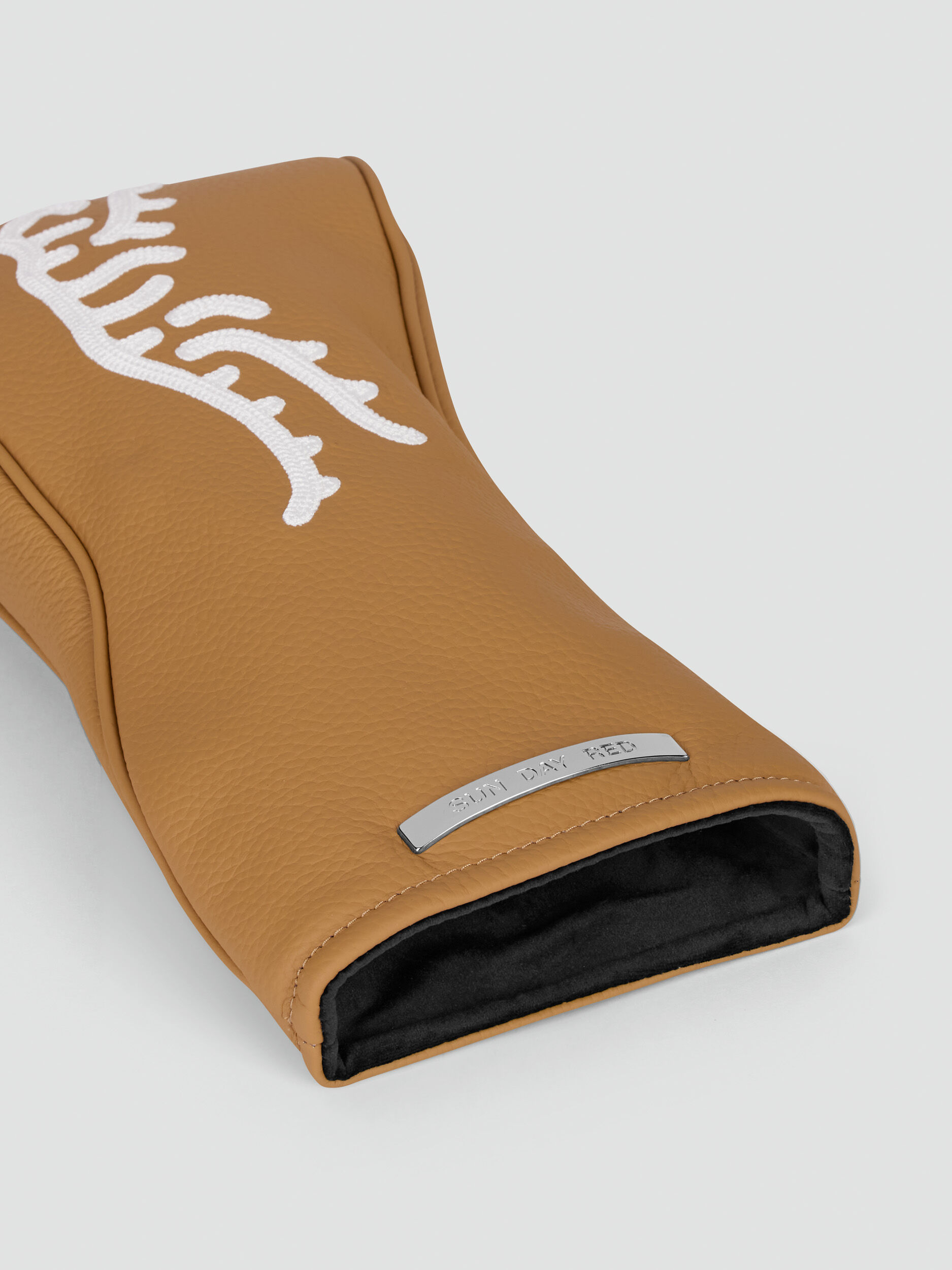 Sun Day Red x Vessel Icon Leather Driver Headcover | Sun Day Red