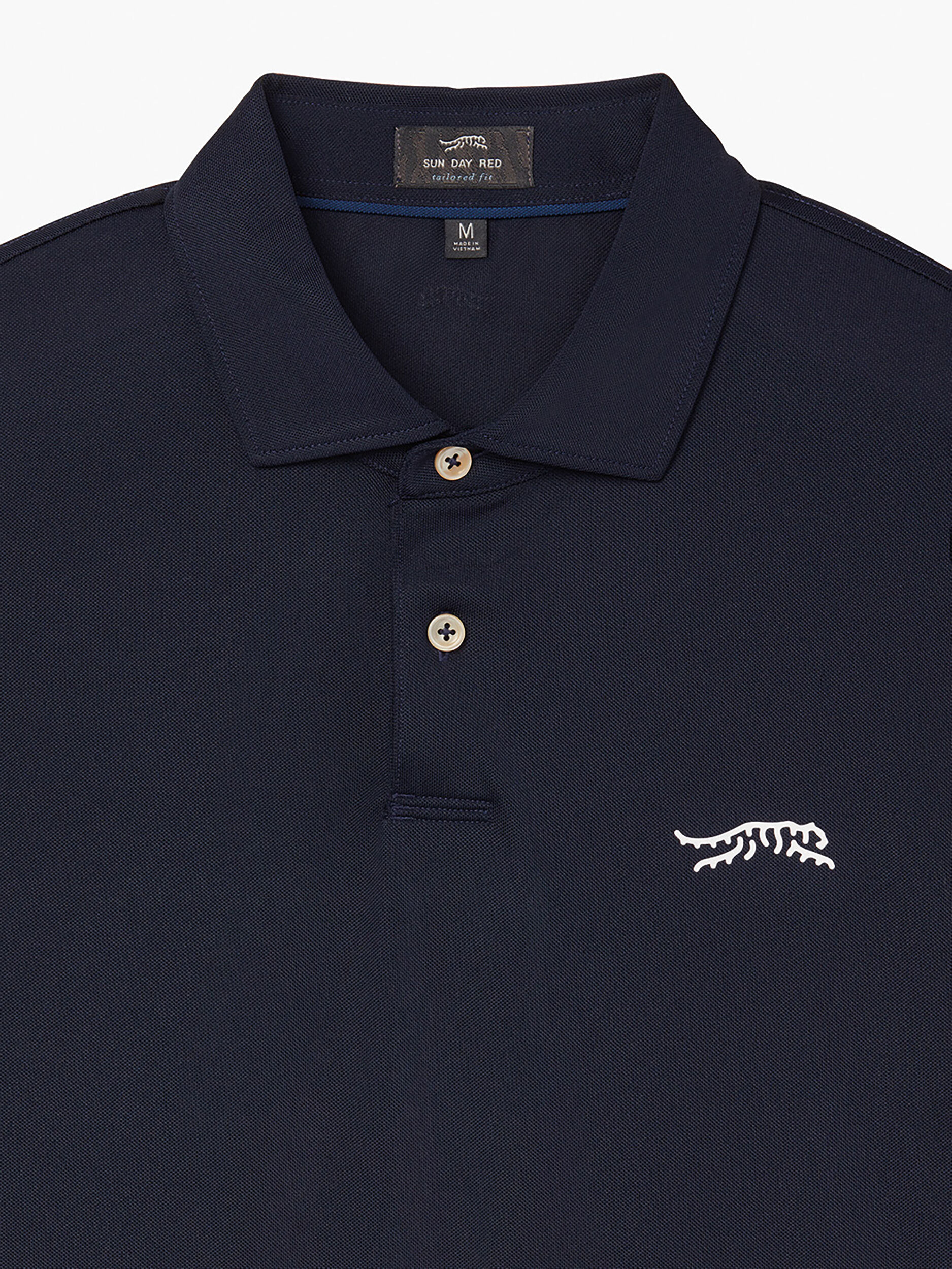 Shoreline Pique Polo | Sun Day Red