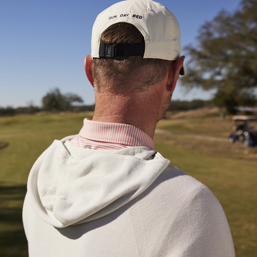 3D Knit Lightweight Hoodie | Sun Day Red