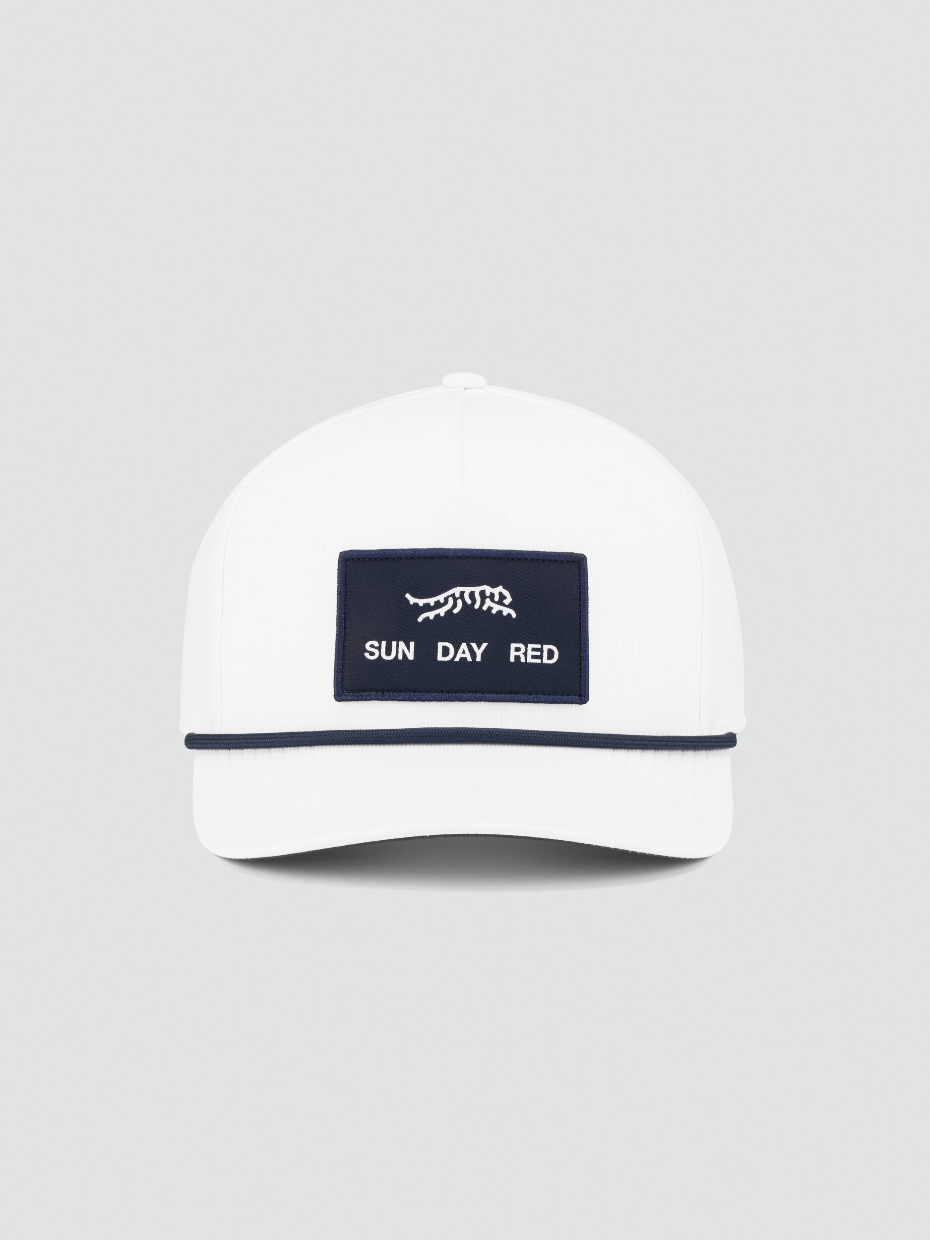 Pioneer Performance Rope 5 Panel Snapback Hat | Sun Day Red