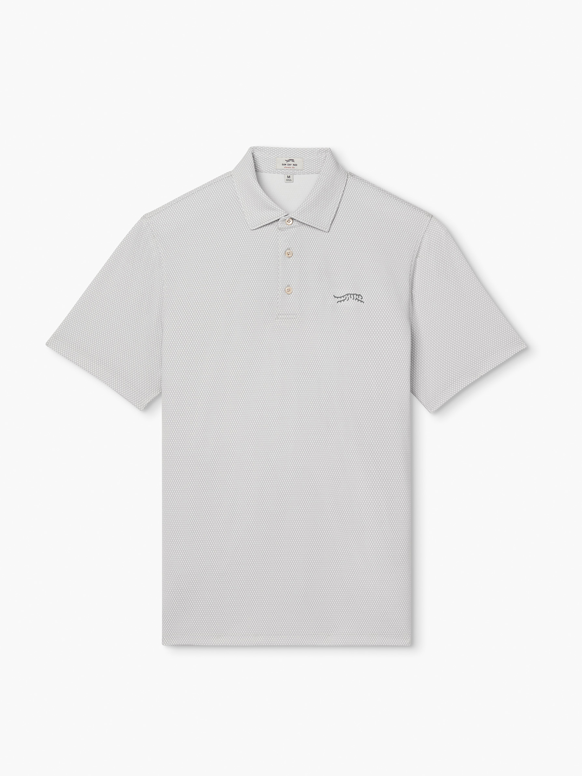Cypress Checker Polo | Sun Day Red