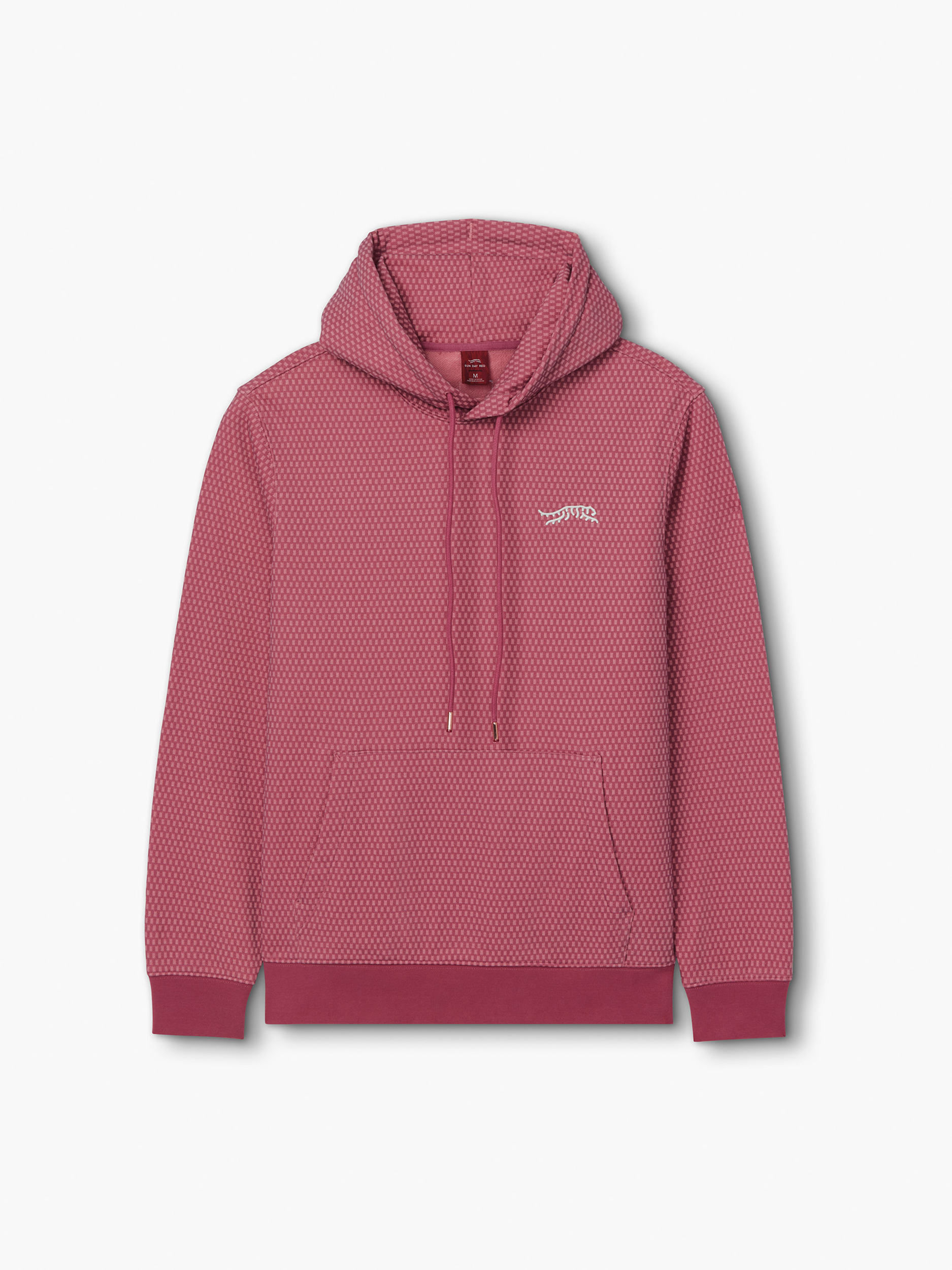 Championship Check Hoodie | Sun Day Red