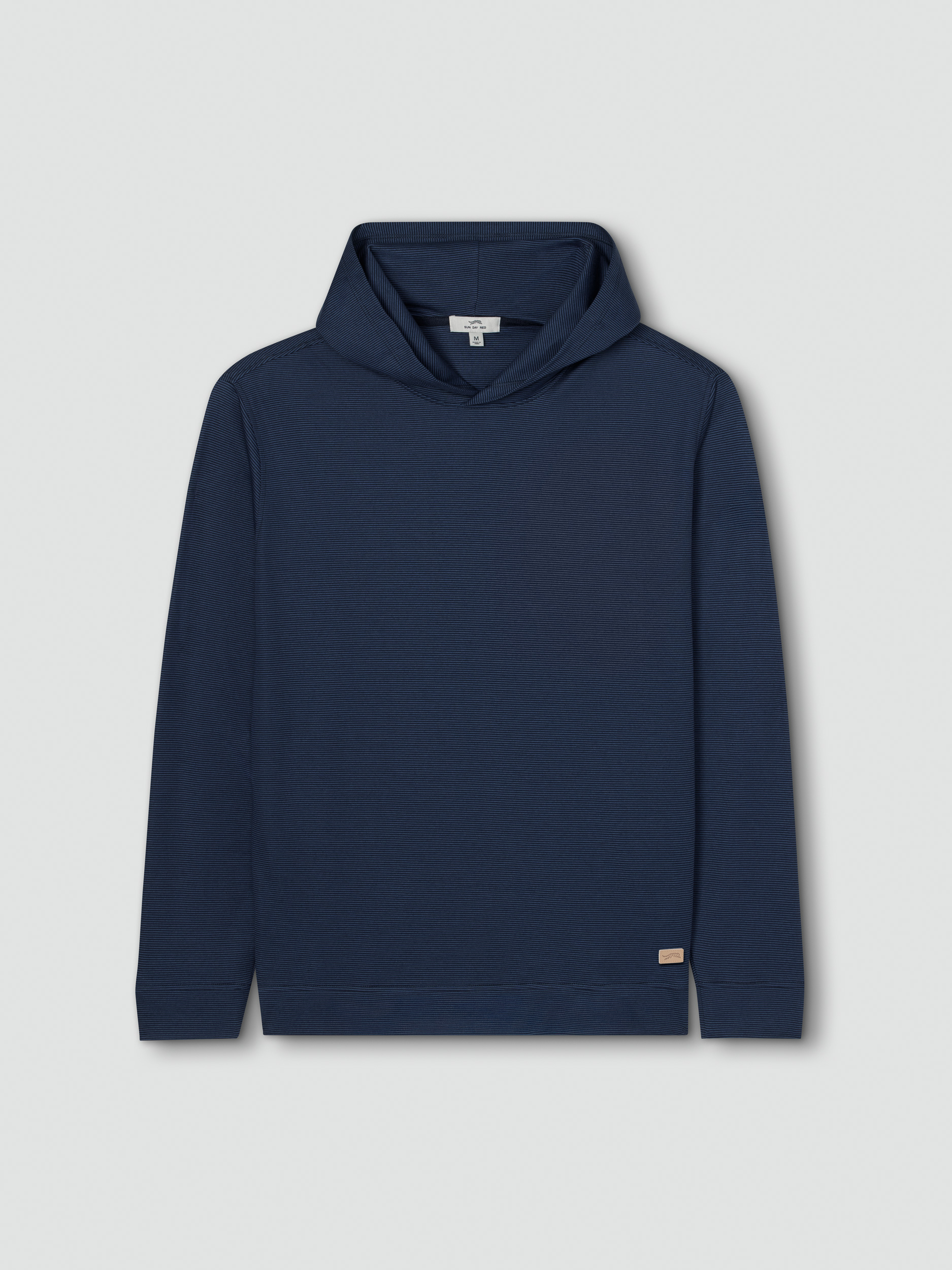 ＜6(ROKU)＞COTTON MULTI STRIPE HOODIE/フーディ Trescowe Blue/Navy Stripe Hoodie | FatFace USA
