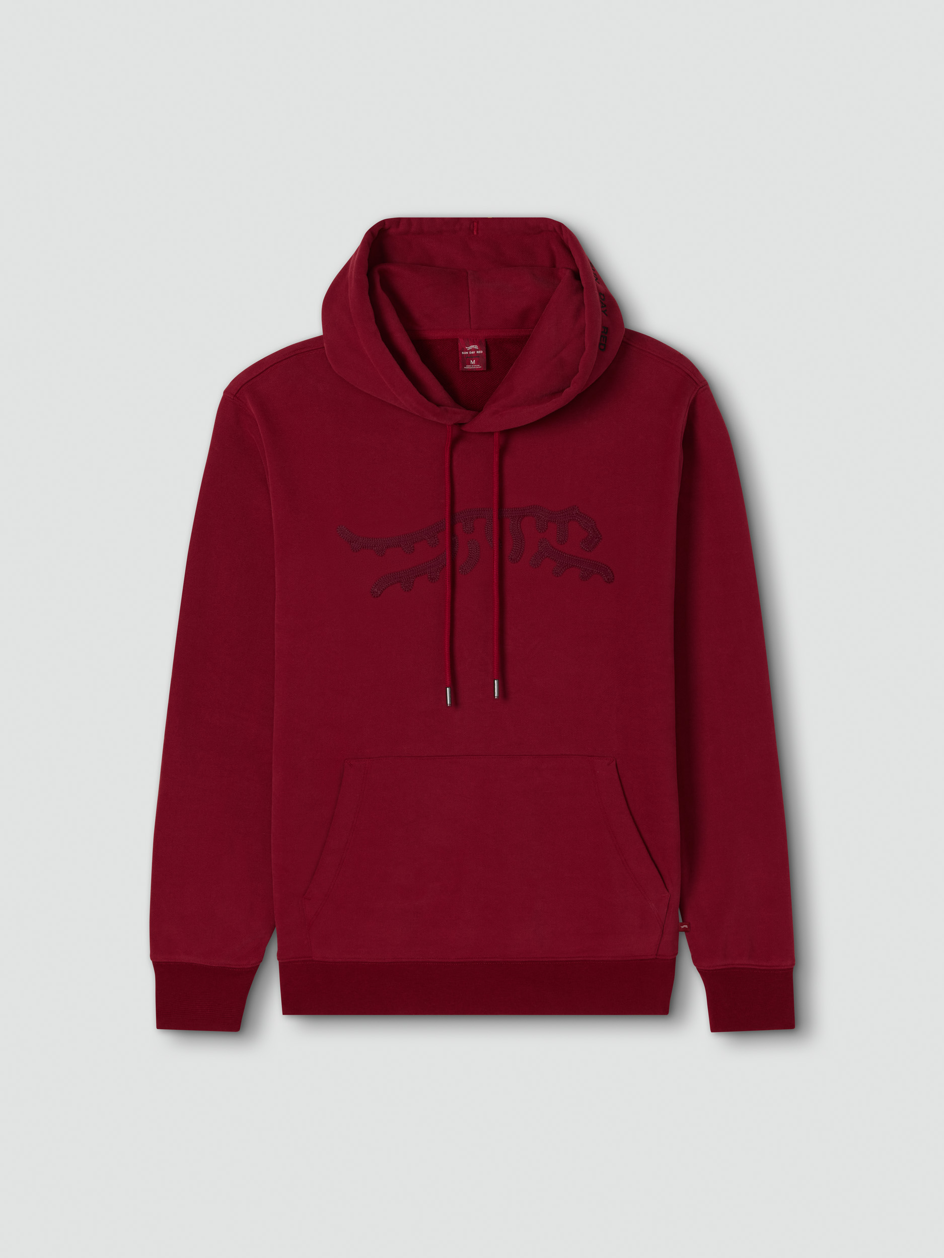 Icon Chain Stitch Hoodie | Sun Day Red