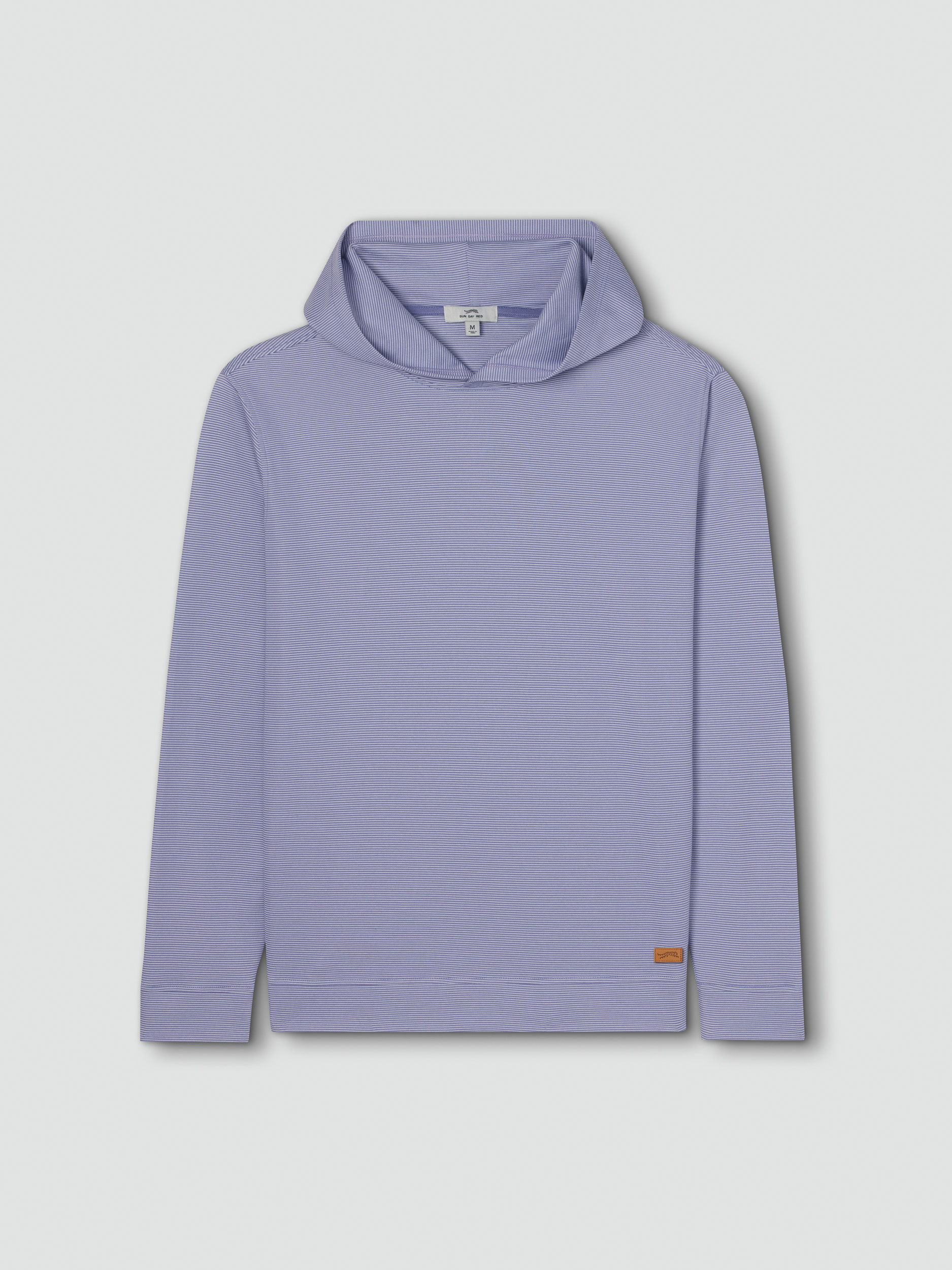 Pioneer Stripe Hoodie – Pima Cotton Golf Hoodie | Sun Day Red 