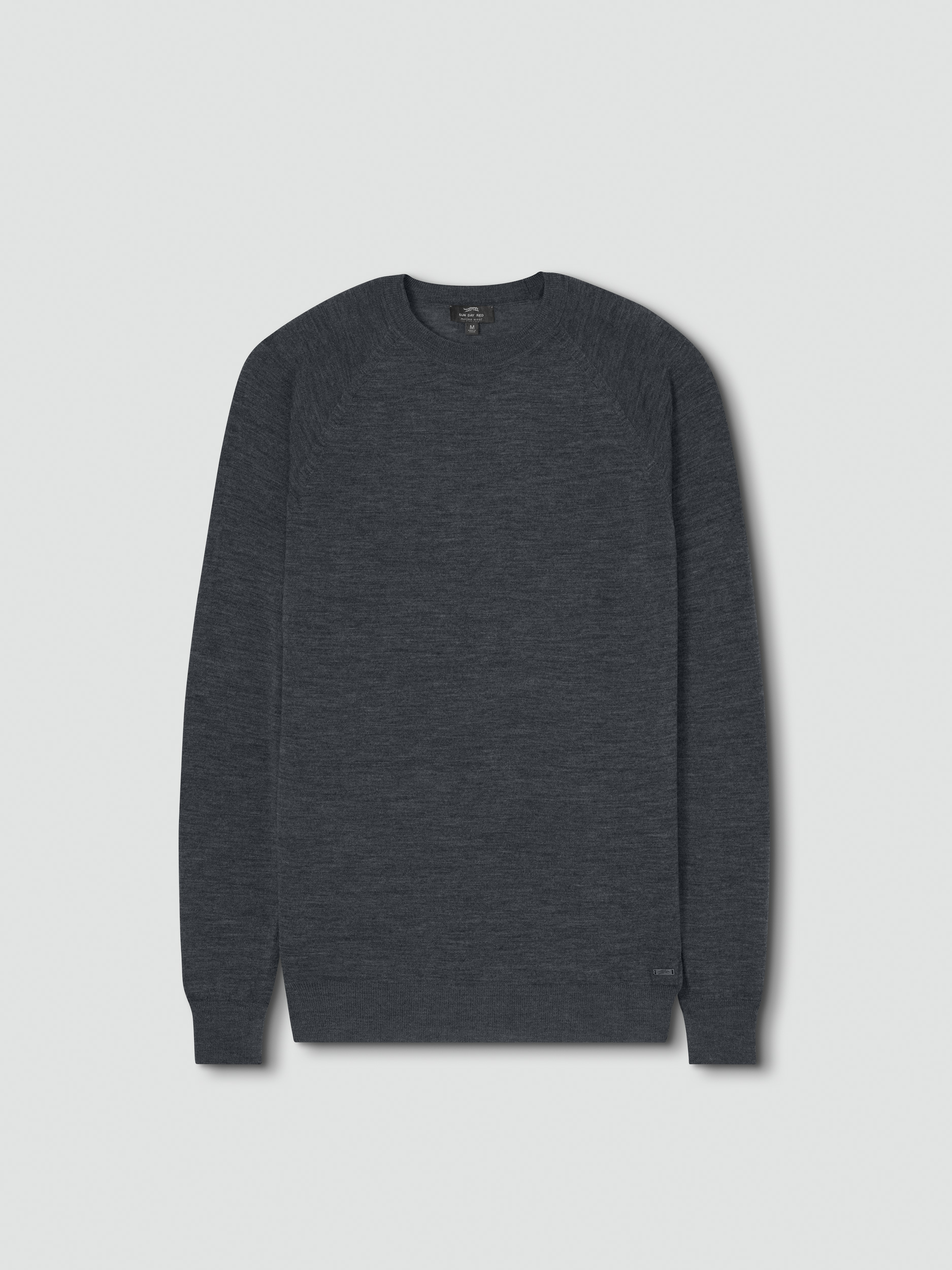 3D Extra Fine Merino Wool Crew | Sun Day Red