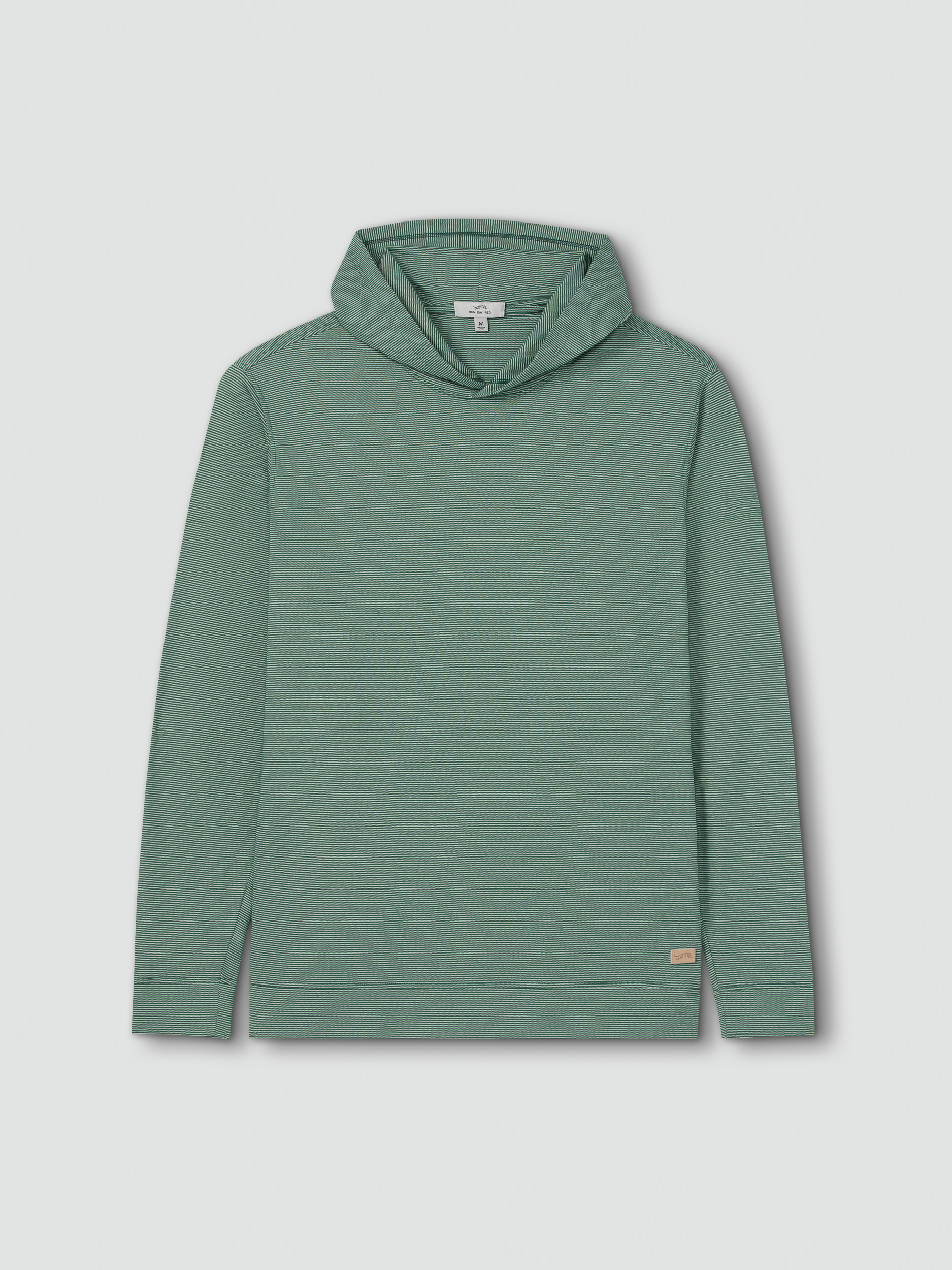 Pioneer Stripe Hoodie – Pima Cotton Golf Hoodie | Sun Day Red