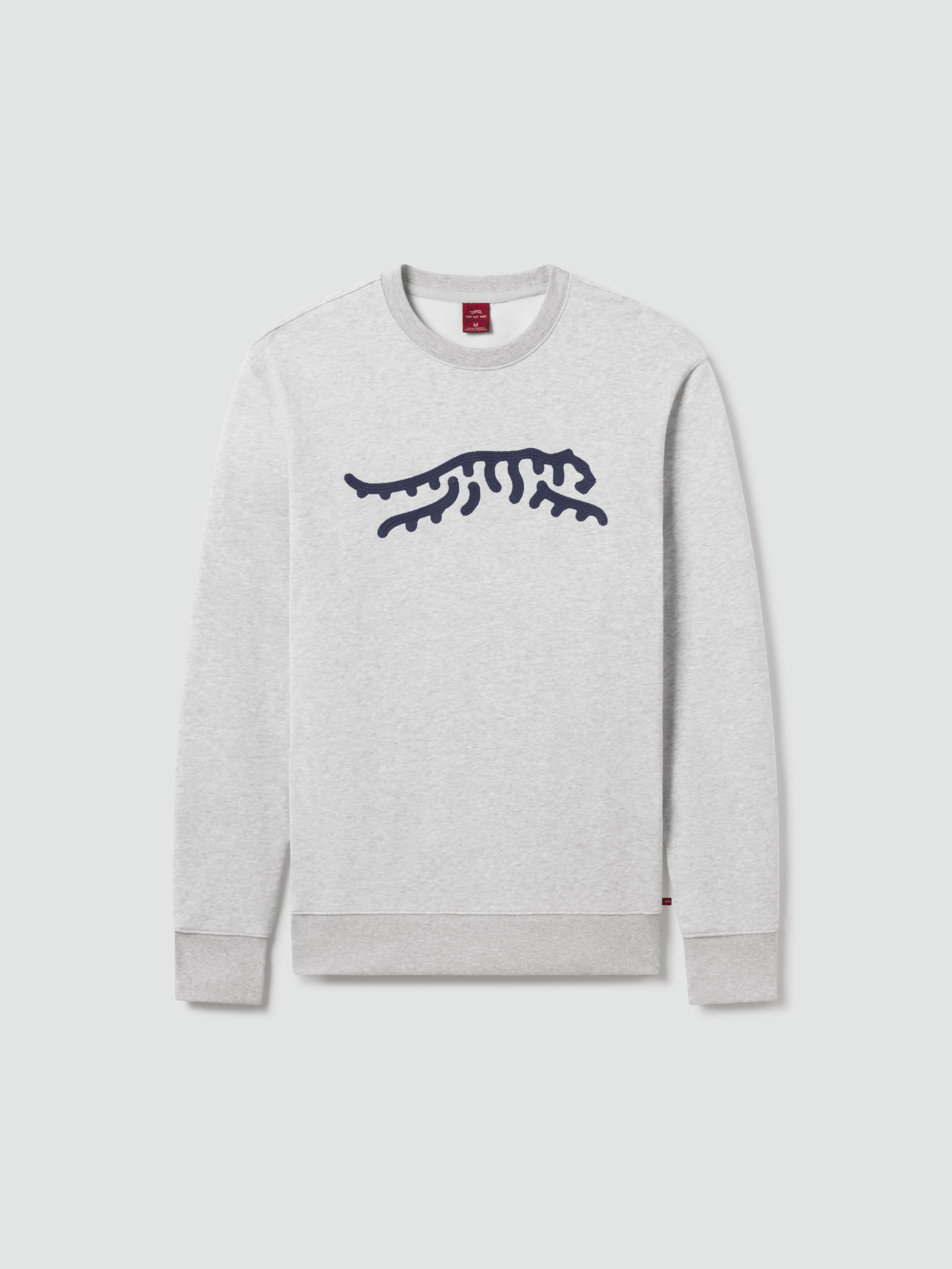 Icon Chain Stitch Crew | Sun Day Red